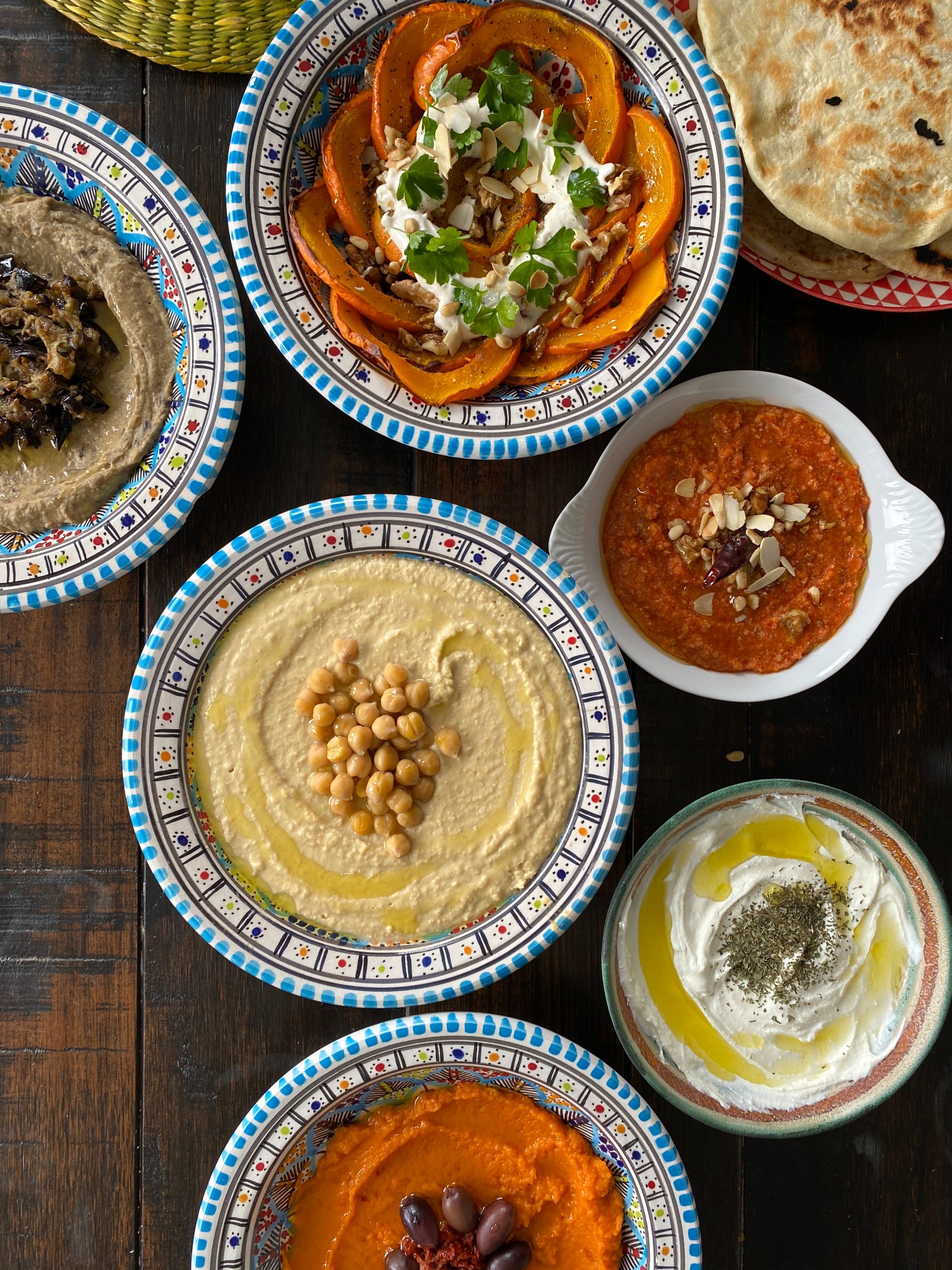 Türkische Meze und Vorspeisen