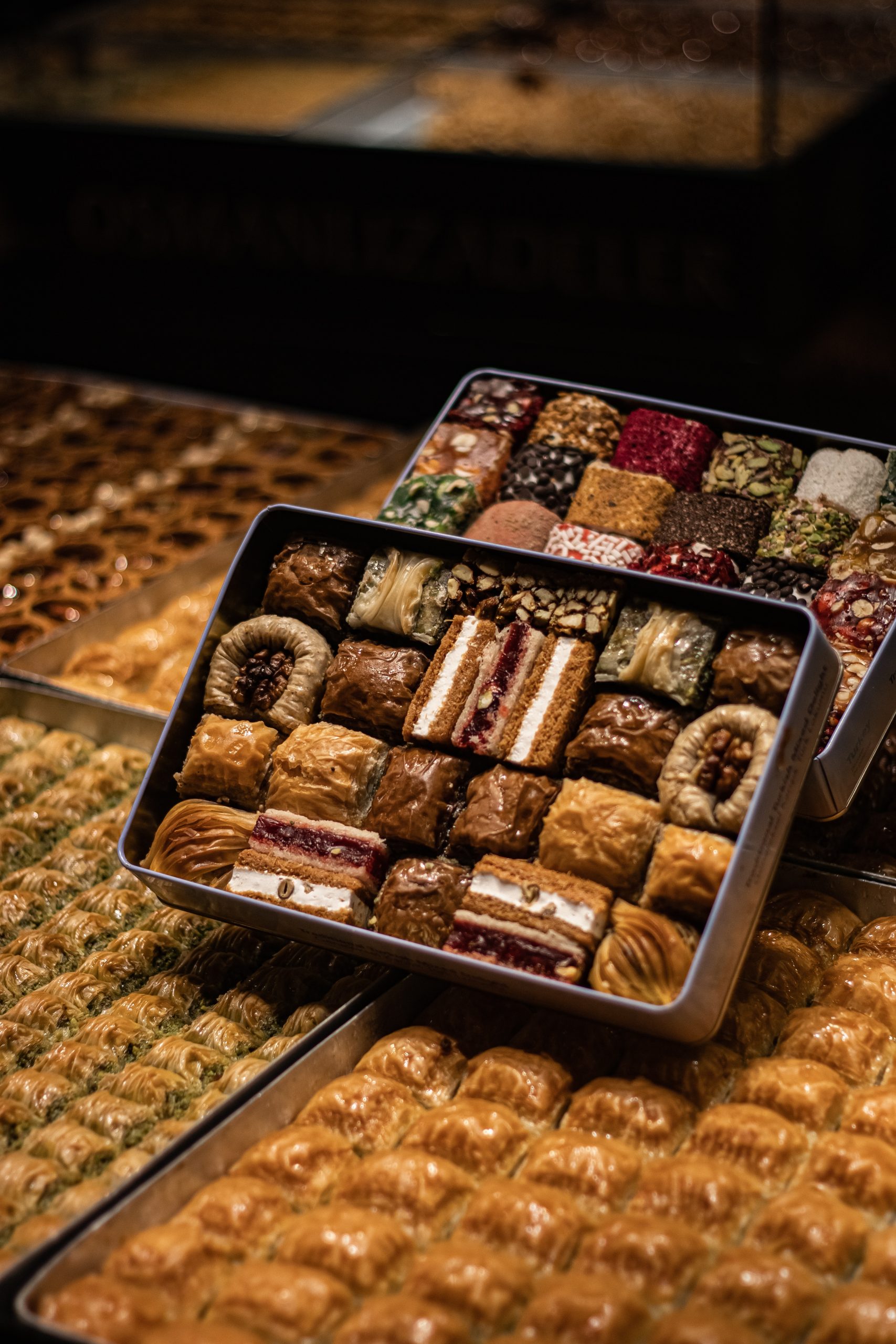 Türkisches Baklava und Süßspeisen